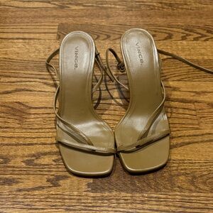 Vince Women's Brown Strappy Heels
